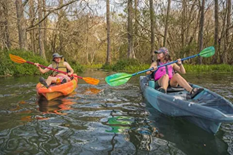 Perception Kayaks Hangtime 11 Recreational Kayak – Reclining Seat – Rear Lounging Seat – 11 ft – Funkadelic