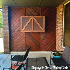 Pergola World Outdoor TV Enclosure Western Red Cedar Unstained/Raw
