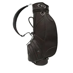 Piel Leather Deluxe Golf Bag Chocolate