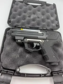 Piexon Firestorm JPX 6 Compact Pepper Spray Gun with LED Laser Black