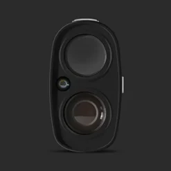 Pinned Golf Prism Slope Rangefinder | USB Rechargeable Distance Finder Black