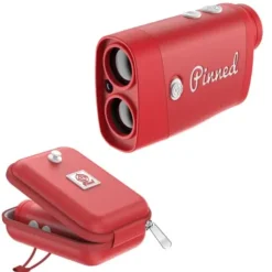 Pinned Golf Prism Slope Rangefinder Red