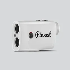 Pinned Golf Rangefinder White