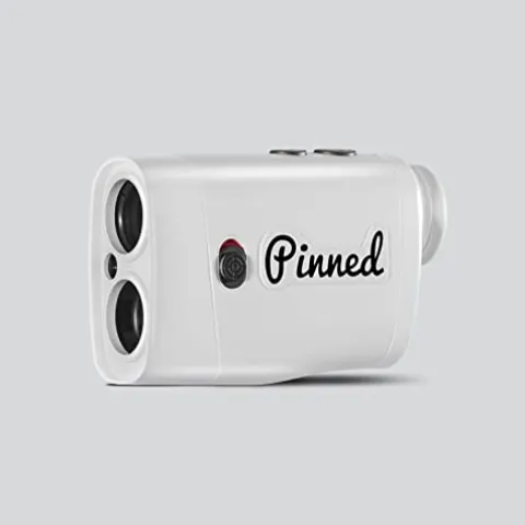 Pinned Golf Rangefinder White