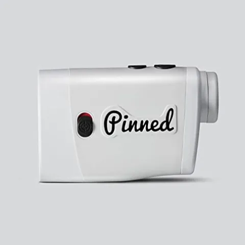Pinned Golf Rangefinder White