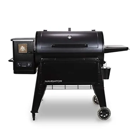 PIT BOSS PB1150G Wood Pellet Grill with Cover and Folding Front Shelf, 1150 sq. inch Black