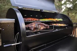 PIT BOSS PB1150G Wood Pellet Grill with Cover and Folding Front Shelf, 1150 sq. inch Black