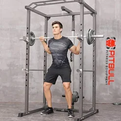 Pitbull Multi Smith Machine Home Gym Power Cage CM-5008 Black