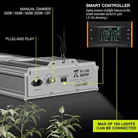 Platinum Horticulture Pi π 820W LED Grow Light Full Spectrum White