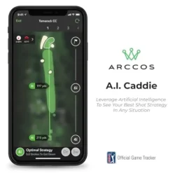 PlayBetter Arccos Smart Sensors (Gen3+) & Arccos Link Pro Gift Box Bundle – Set of 14 Golf Shot Tracker System, A.I. GPS Rangefinder – Includes PlayBetter Portable Charger, Wall Adapter & Hard Case, Gift Box with Arccos Link Pro
