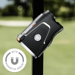 PlayBetter Bushnell Golf Pro X3+ Plus Golf Laser Rangefinder Bundle – Slope-Switch, Dual Display, PinSeeker with Visual JOLT, Accurate Readings – Includes PlayBetter Microfiber Towel & Extra Battery Rangefinder Bundle