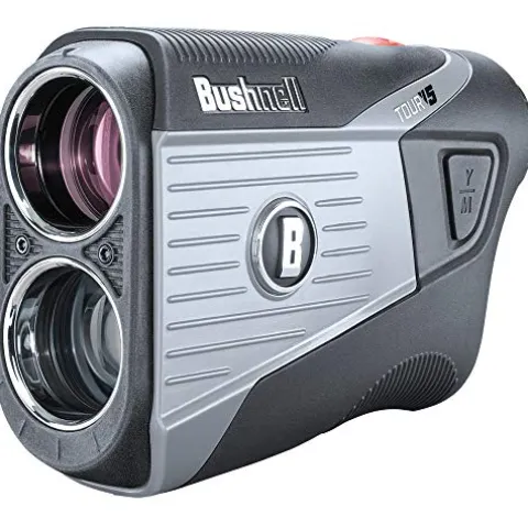 PlayBetter Bushnell Tour V5 Golf Laser Rangefinder Patriot Pack Bundle Standard – Patriot Pack, Towel & Extra Battery
