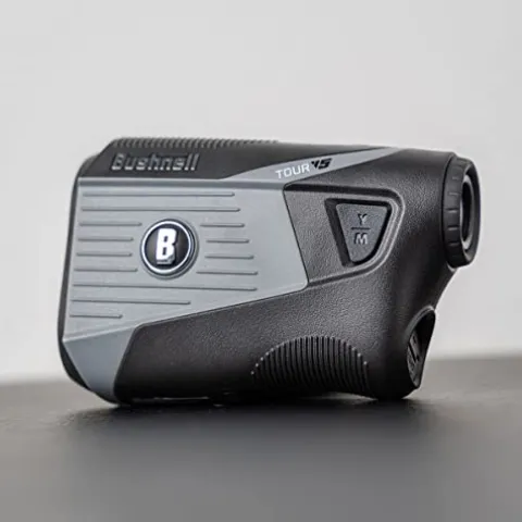 PlayBetter Bushnell Tour V5 Golf Laser Rangefinder Patriot Pack Bundle Standard – Patriot Pack, Towel & Extra Battery