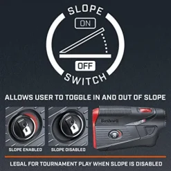 PlayBetter Bushnell Tour V5 Shift (Slope) Golf Laser Rangefinder +Patriot Pack Gift Box