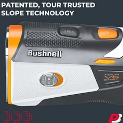 PlayBetter Bushnell Tour V6 Shift Golf Rangefinder with Slope – PinSeeker, Visual JOLT, BITE Mount – Shift (Slope)