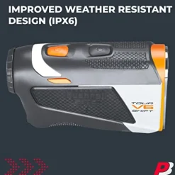 PlayBetter Bushnell Tour V6 Shift Golf Rangefinder with Slope – PinSeeker, Visual JOLT, BITE Mount – Shift (Slope)