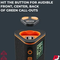 PlayBetter Bushnell Wingman View Golf Speaker Bundle Wingman View & Protective Pouch Wingman View