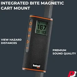 PlayBetter Bushnell Wingman View Golf Speaker Bundle Wingman View & Protective Pouch Wingman View