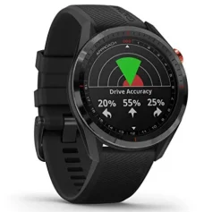 PlayBetter Garmin Approach S62 Premium Golf GPS Watch (Black Bundle) – Virtual Caddie, Mapping, Full Color Screen – Club Tracking Sensors, Screen Protectors, Portable Charger