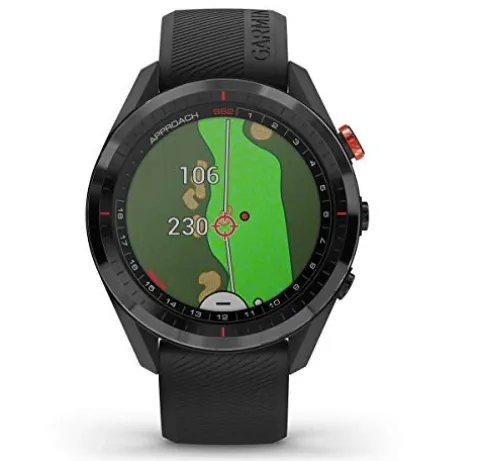 PlayBetter Garmin Approach S62 Premium Golf GPS Watch Black/CT10 Sensors