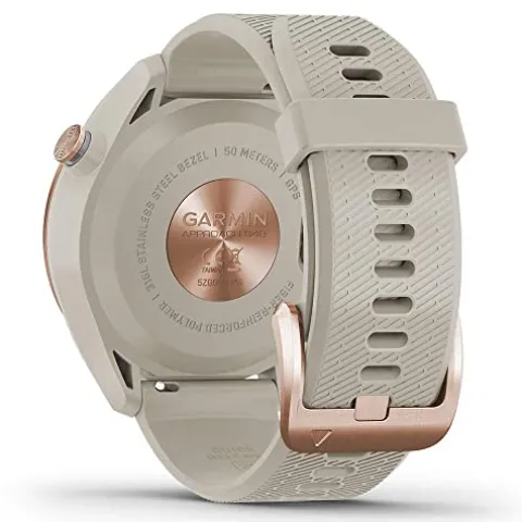 PlayBetter Garmin Approach S42 Women’s Golf GPS Watch Rose Gold/Light Sand