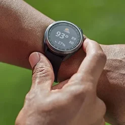 PlayBetter Garmin Approach S42 Golf GPS Watch Gunmetal/Black