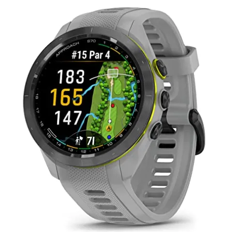 PlayBetter Garmin Approach S70 Golf GPS Watch Gray 42mm Powder Gray
