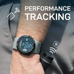 PlayBetter Shot Scope X5 Golf GPS Watch (Steel Gray) Bundle | Touchscreen, Shot Tracking Tags, Distances, Shot Detection