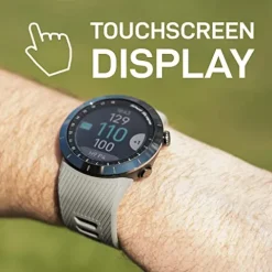 PlayBetter Shot Scope X5 Golf GPS Watch (Steel Gray) Bundle | Touchscreen, Shot Tracking Tags, Distances, Shot Detection