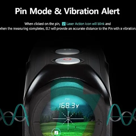 PlayBetter Voice Caddie EL1 Laser Golf Rangefinder Mint