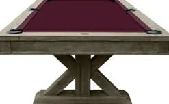 Playcraft Brazos River 8′ Slate Pool Table Weathered Gray
