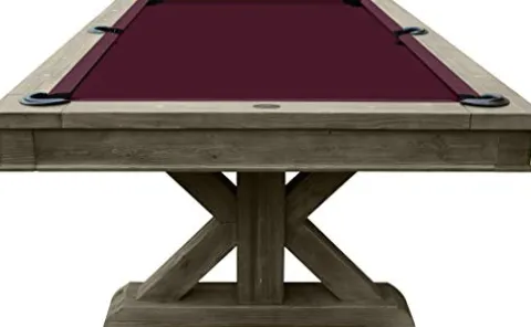 Playcraft Brazos River 8′ Slate Pool Table Weathered Gray