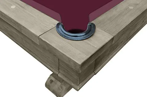 Playcraft Brazos River 8′ Slate Pool Table Weathered Gray