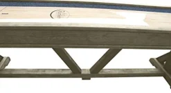 Playcraft Brazos River 12′ Weathered Gray Pro-Style Shuffleboard Table