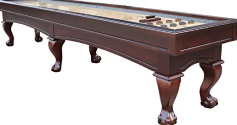 Playcraft Charles River 16′ Espresso Pro-Style Shuffleboard Table