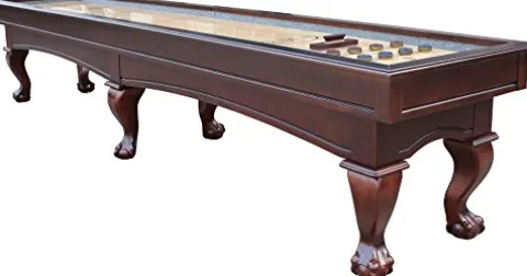 Playcraft Charles River 14′ Espresso Pro-Style Shuffleboard Table