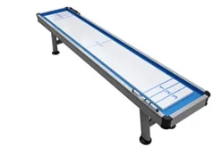 Playcraft Extera 12′ Outdoor Shuffleboard Table Silver