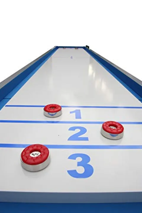 Playcraft Extera 12′ Outdoor Shuffleboard Table Silver