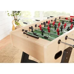 Playcraft Milan – European Style Foosball Table Light Maple