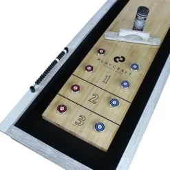 Playcraft Montauk 9 Shuffleboard Table Whitewash