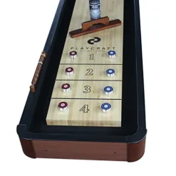 Playcraft Woodbridge 16′ Cherry Shuffleboard Table