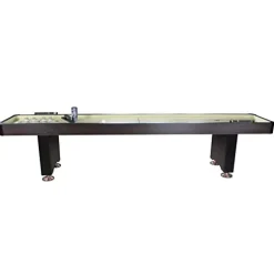 Playcraft Woodbridge 12′ Shuffleboard Table Espresso