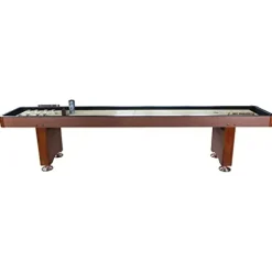 Playcraft Woodbridge 12′ Shuffleboard Table Cherry