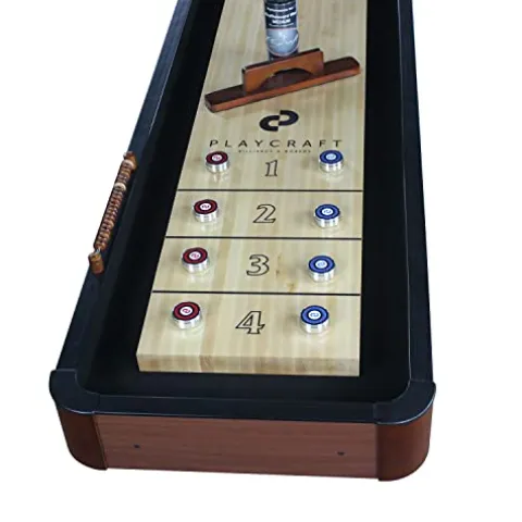 Playcraft Woodbridge Shuffleboard Table Cherry