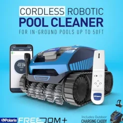 Polaris FREEDOM Plus Cordless Robotic Pool Cleaner Blue