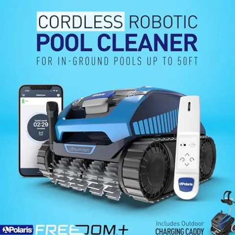 Polaris FREEDOM Plus Cordless Robotic Pool Cleaner Blue