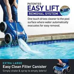 Polaris 9650iQ Sport Robotic Cleaner InGround Pools 60ft Multicolor