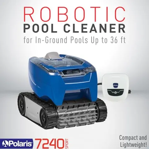 Polaris P724 Robotic Pool Cleaner White