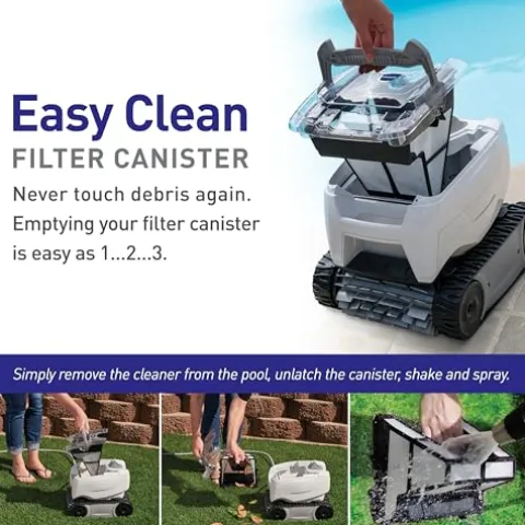 Polaris P724 Robotic Pool Cleaner White