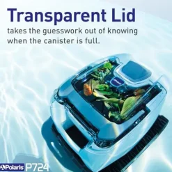 Polaris P724 Robotic Pool Cleaner White